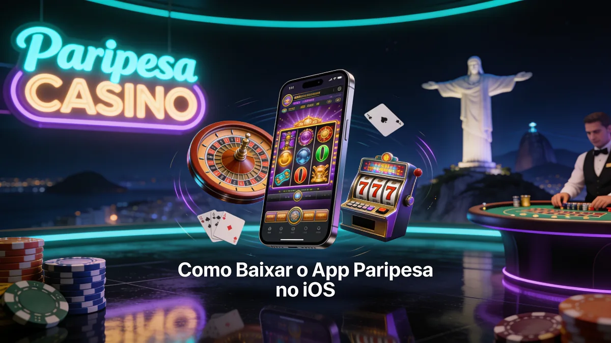 Como Baixar o App Paripesa no iOS para jogadores no Brasil